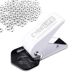 Punzón Dart Flights + 100 anillos de resorte accesorios de dardos para eje de plástico CyeeLife - Imagen 1 de 7