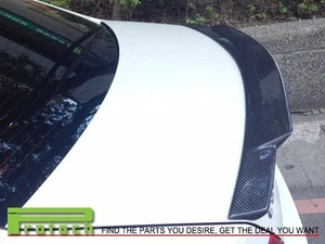 C63 Carbon Fiber Bumper Diffuser + V Type Trunk Spoiler 12-14 C250 C300 C350 4Dr - Picture 1 of 4