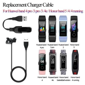 USB Charger Cable For Huawei Band 4 3 2 pro 4e Honor band 5 4 3 Running - Photo 1/12