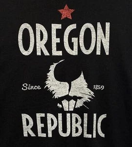 T-Shirt SMALL "Oregon Republic" Beaver State T-Shirt - Picture 1 of 2