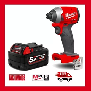 Milwaukee M18FID3 18V Fuel GEN 4 Impact Driver + Milwaukee M18B5 Battery - Picture 1 of 1