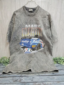 Vintage 90's Mark Martin Valvoline T Shirt Mens XL Nascar 1994 - Picture 1 of 5