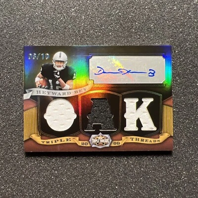 2009 Topps Triple Threads DARIUS HEYWARD-BEY #TTRA-79 Rookie PATCH 06/10 RAIDERS - Image 1 of 4