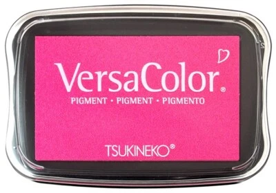 STEMPEL-GALERIE VersaColor - VC 74 Neon Pink - Pigment Stempelkissen Tsukineko ~6 x 10 cm