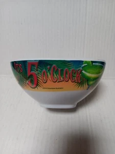 Margaritaville Cereal Bowl 5 O'clock Somewhere Parrot Evergreen Quickdraw 2012 - Picture 1 of 9