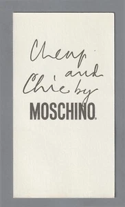 Carte publicitaire - advertising card - Moschino recto verso - Picture 1 of 2