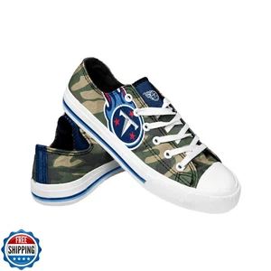 Foco Tennessee Titans NFL Damen Camouflage Low-Top Canvas Schuhe - 8 - Bild 1 von 5