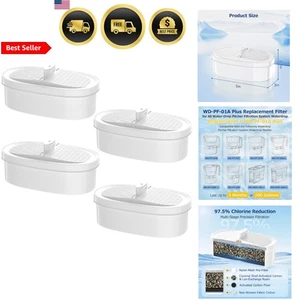 Water Filter Replacement 4 Pack for Pitchers and Dispensers Reduce Pfas - Picture 1 of 11