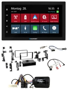 Blaupunkt Lenkrad Bluetooth DAB 2DIN USB Autoradio für Nissan Tiida Versa C11 08 - Bild 1 von 12