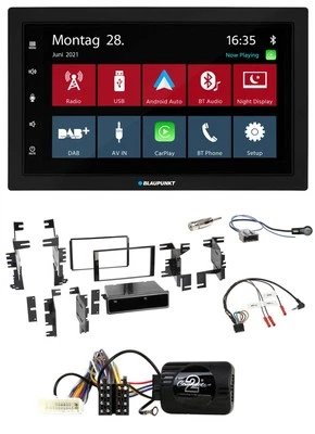 Blaupunkt Lenkrad Bluetooth DAB 2DIN USB Autoradio für Nissan Tiida Versa C11 08 - Bild 1 von 4