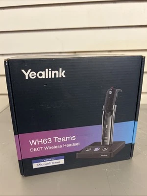 Yealink Wireless DECT Headset WH63 Teams - Image 1 of 4