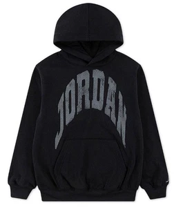 Jordan Mj Mvp Flc Po Hoodie Felpa Capp Nera Scr Gri Junior Bimbo 95F363-023 - Imagen 1 de 2