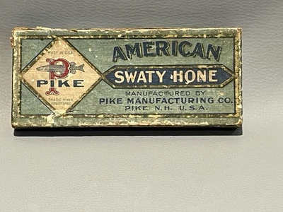 Vintage American Pike Swaty Hone Wet Sharpening Stone - In Original Box - Image 1 of 4