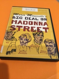 Big Deal on Madonna Street (Criterion Collection) (DVD, 1958) Ex-library - Foto 1 di 2