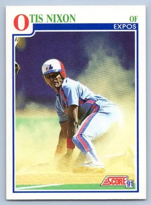 1991 Score Otis Nixon #431 Montreal Expos - Image 1 of 2
