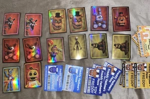 HOLO FOIL SP 2016 FNAF Five Nights at Freddy’s 14 tarjetas holográficas 11 acceso lote 25 - Imagen 1 de 16