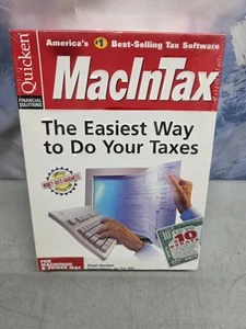 ๐ฅ Personal 1040 FINAL-Tax Year 1995-MacInTax V95.01A- Floppy Disks NEW SEALED - Picture 1 of 9