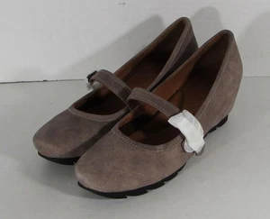 Gentle Souls Femmes Étable Genou Babies Compensé Pompe Chaussures, Charbon, us - Picture 1 of 4