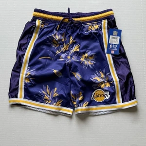 Pantaloncini da basket NBA At The Knee Lakers viola pantaloncini da uomo taglia M multicolore - Foto 1 di 10