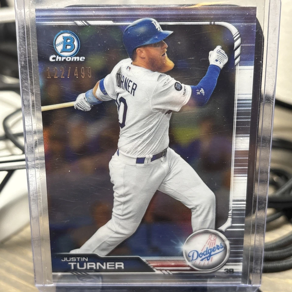 2019 Bowman Chrome - Justin Turner #99 Refractor /499 - Image 1 of 3