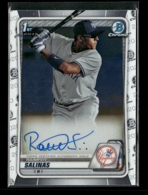 2020 Bowman Chrome #CPA-RS Raimfer Salinas Auto New York Yankees - Image 1 of 2