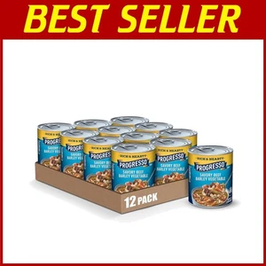 Zuppa salata di verdure d'orzo di manzo, 18,6 once (confezione da 12) - Foto 1 di 7