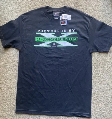 Vintage 2002 DX WWE Wrestling Shirt Size XL DS BNWT HHH HBK WWF - Image 1 of 4