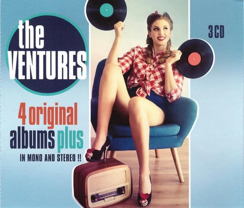 Ventures, The - 4 Original Albums Plus In M... 3CD NEU OVP - Bild 1 von 1