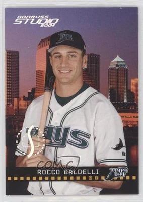 2004 Donruss Studio Studio Proofs Silver /100 Rocco Baldelli #189 - Image 1 of 2