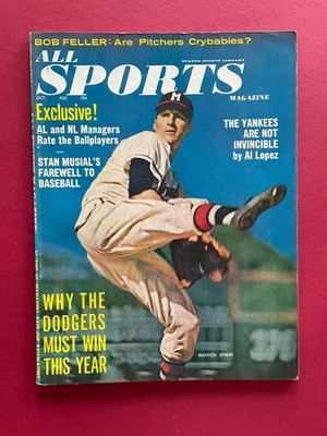 免运费 - 1962 年 10 月所有体育杂志 - Warren Spahn / Stan Musial — 第 1/2 张图片