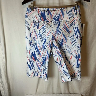 NWT Peck & Peck Women's Activewear Pull On Shorts Tennis Golf Size 4 Petite - Image 1 of 4