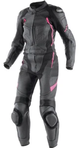 Mujeres Motocicleta Carreras Motociclista Traje de Cuero Motocicleta Chaqueta Pantalones - Imagen 1 de 3