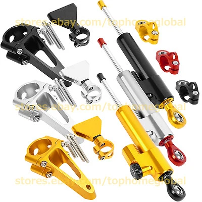 Conjunto de suporte de montagem estabilizador amortecedor de direção CNC para Honda CBR600 F4i 01-07 - Imagem 1 de 4