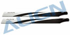 Align  Trex 500E Class 425 Carbon Fiber Blades- Black HD420F