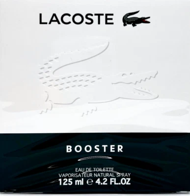 LACOSTE BOOSTER EAU DE TOILETTE SPRAY FOR MEN 4.2 Oz / 125 ml BRAND NEW ITEM!!! - Image 1 of 4