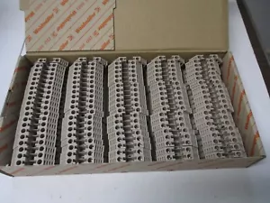 WEIDMULLER 102020000, WDU6, 600V 50A AWG 20 TO 8, TERMINAL BLOCK BEIGE - Picture 1 of 5