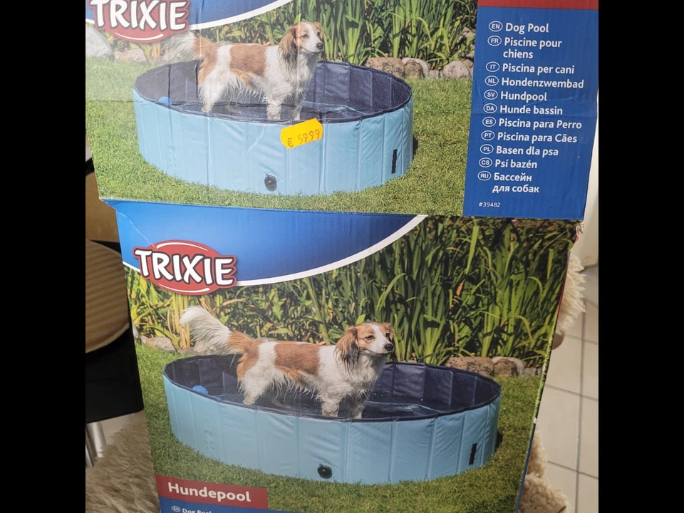 TRIXIE Hundepool Wasser Haustier blau ø 120×30cm (#39482)  - Bild 1 von 1