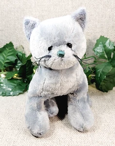 Ganz Webkinz Charcoal Grey Cat Plush/Stuffed Animal. No Code. Kitty Cat. - Picture 1 of 8