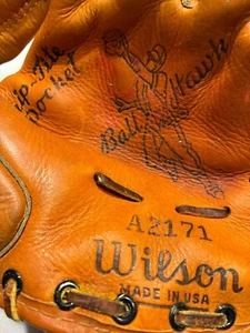 RARE VTG TED WILLIAMS WILSON AUTOGRAPH MODEL BASEBALL GLOVE #A2171, NM/LN LQQK! - Picture 1 of 5