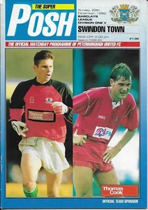 Peterborough United v Swindon Town 1992-93 Division 1 29-11-1992 - Picture 1 of 1