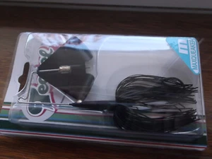 Teckel Maxqueaker Squeaky Buzzbait 1/2 oz. Delfín chirriante negro macizo 007 - Imagen 1 de 6