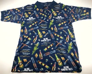 Big Dogs auténtico hombre camisa de vestir casual tamaño XL parrilla barbacoa tema de cerveza. - Imagen 1 de 9