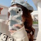 Denim Color Block Goose Feather Cover Case For iPhone 15 14 13 12 11 Pro Max 
