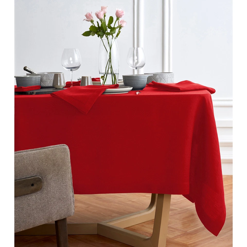 Solino Home 100% Pure Linen Tablecloth for Fall Dining Kitchen Party, Sonoma - Image 1 of 1