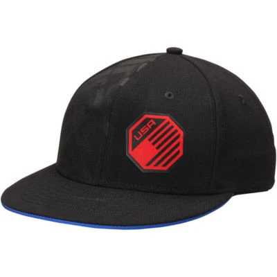 Gorra UFC para hombre Reebok negra EE. UU. auténtica de luchador FVF Flex Snapback, azul Foto 1 de 3