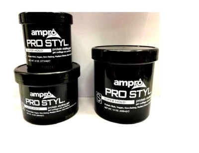 AMPRO PRO STYL-PROTEIN STYLING GEL-SUPER HALT-NICHT ABBLÄTTERN-ALLE GRÖßEN-SCHNELLER UK-VERSAND!