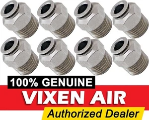 Manguera de 1/2"" NPT MACHO A 3/8"" OD EMPUJE PARA CONECTAR/PTC MONTAJE RECTO 8 PIEZAS VXA7123-8 - Imagen 1 de 2