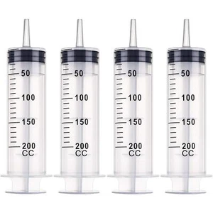 Frienda Large Plastic Syringe 4 Pack Measuring Syringe Tools Dispensing Multiple - Picture 1 of 6