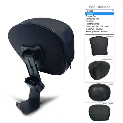 Yamaha V-Star 650 1998-up Kit de respaldo de conductor totalmente ajustable personalizado Foto 1 de 4