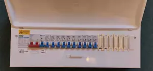 DETA RCBO CONSUMER UNIT with 100amp isolator + SPD metal 22 WAY & 10 mini RCBOs - Picture 1 of 5